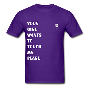 YOUR GIRL Ultra Cotton Adult T-Shirt - purple
