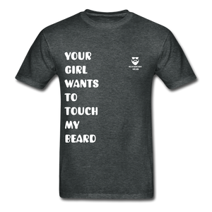 YOUR GIRL Ultra Cotton Adult T-Shirt - deep heather