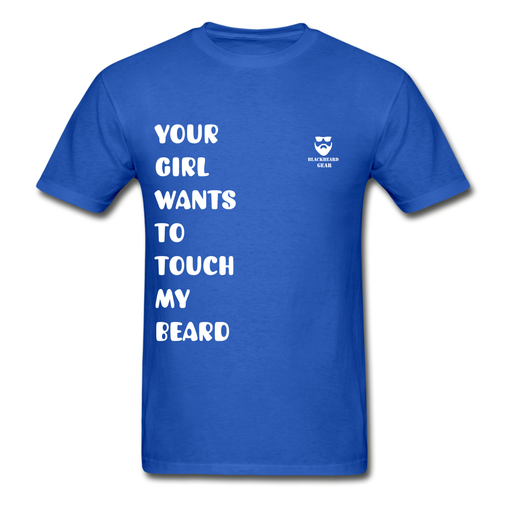 YOUR GIRL Ultra Cotton Adult T-Shirt - royal blue
