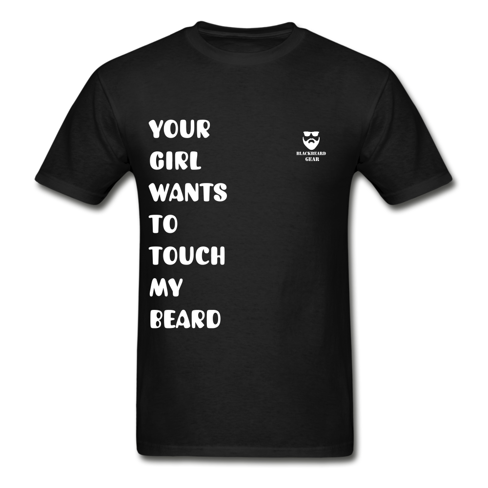 YOUR GIRL Ultra Cotton Adult T-Shirt - black