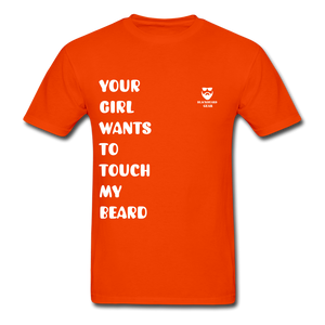 YOUR GIRL Ultra Cotton Adult T-Shirt - orange