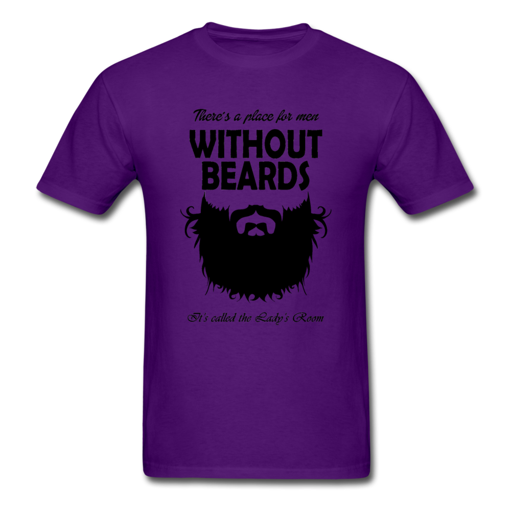 Men Without Beards Classic T-Shirt - purple
