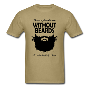 Men Without Beards Classic T-Shirt - khaki