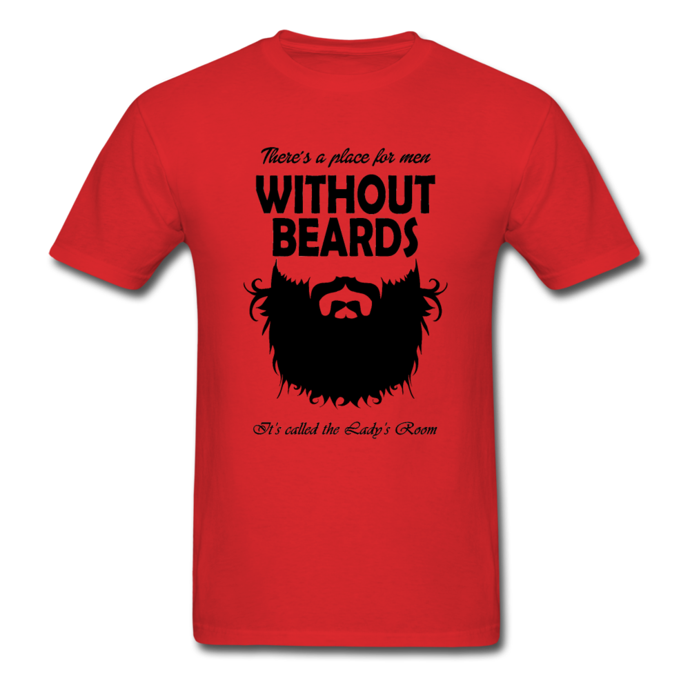 Men Without Beards Classic T-Shirt - red
