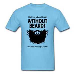 Men Without Beards Classic T-Shirt - aquatic blue