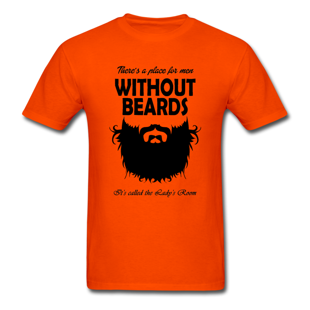 Men Without Beards Classic T-Shirt - orange