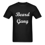 Beard Gang Adult T-Shirt - black