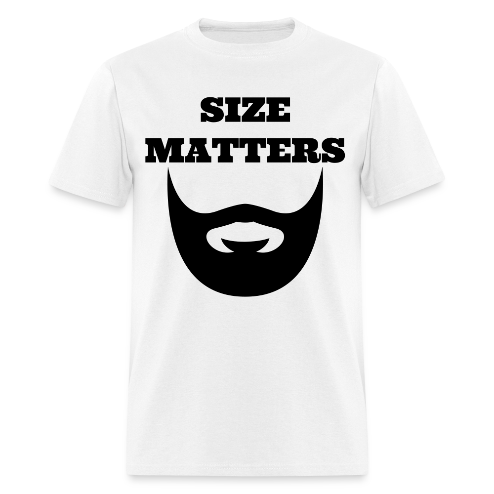 Size Matters Classic T-Shirt - white