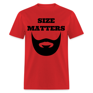 Size Matters Classic T-Shirt - red